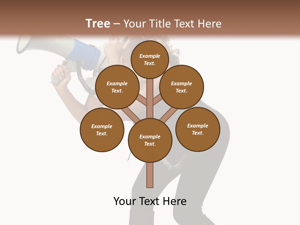 Glasses Shouting Beautiful PowerPoint Template