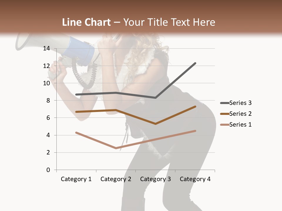 Glasses Shouting Beautiful PowerPoint Template