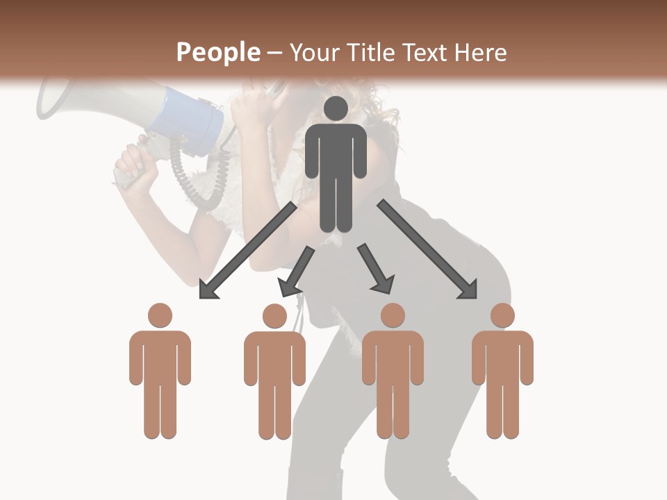 Glasses Shouting Beautiful PowerPoint Template