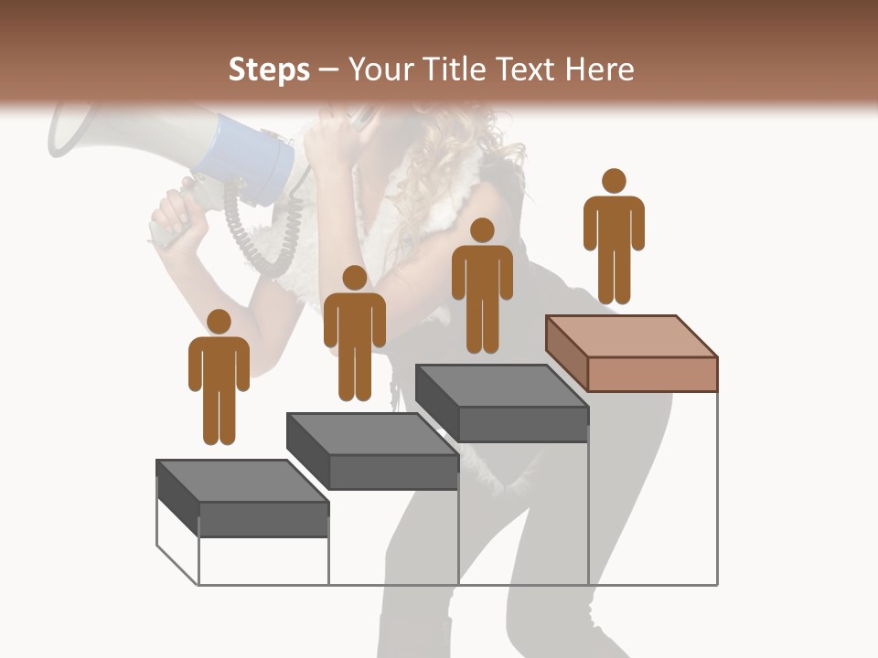Glasses Shouting Beautiful PowerPoint Template
