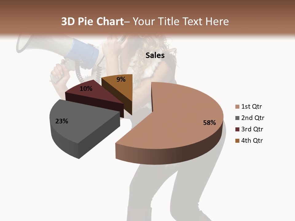 Glasses Shouting Beautiful PowerPoint Template