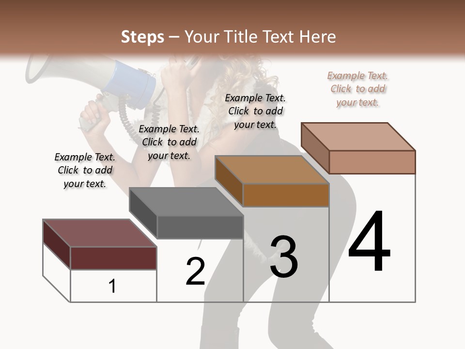 Glasses Shouting Beautiful PowerPoint Template