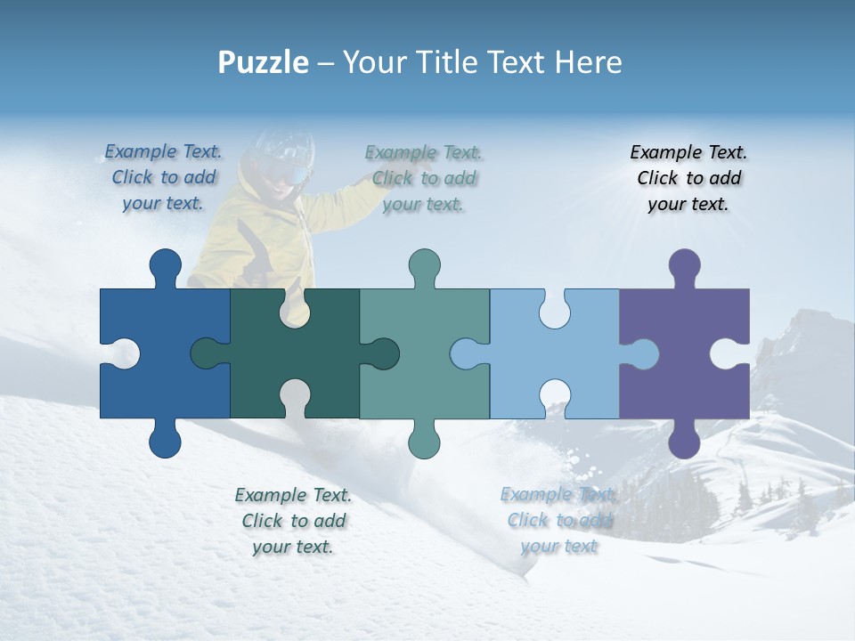 Vacations Teen Gloves PowerPoint Template