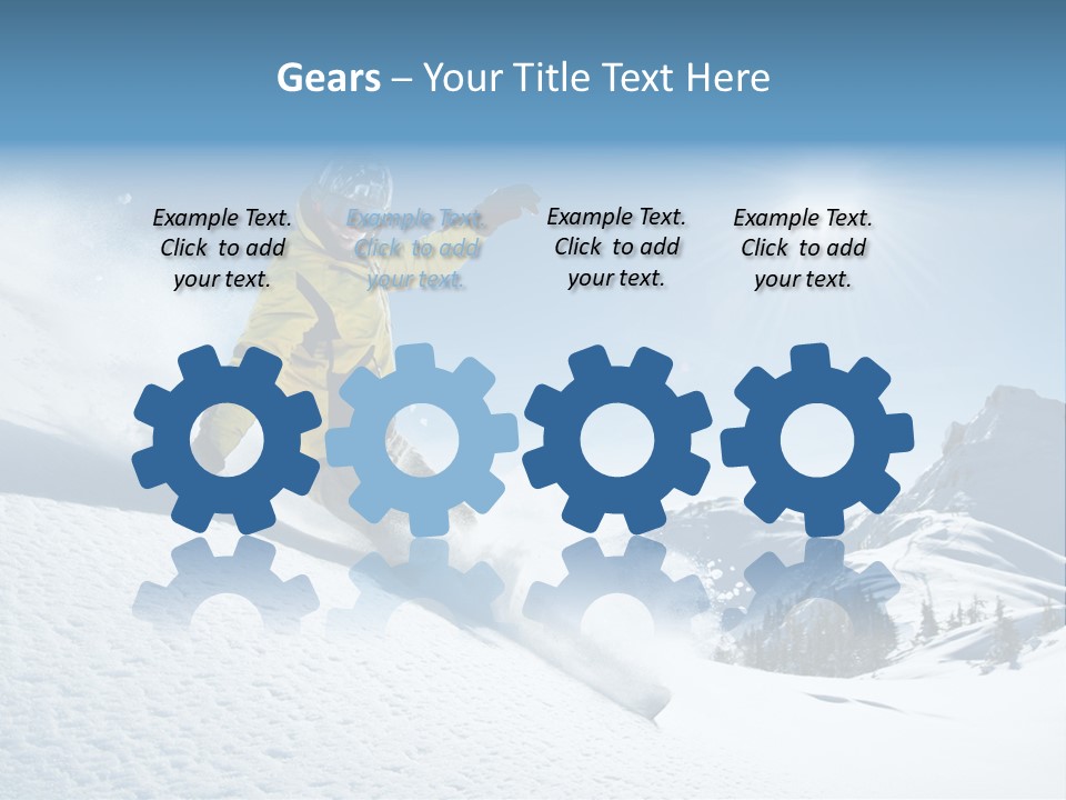 Vacations Teen Gloves PowerPoint Template