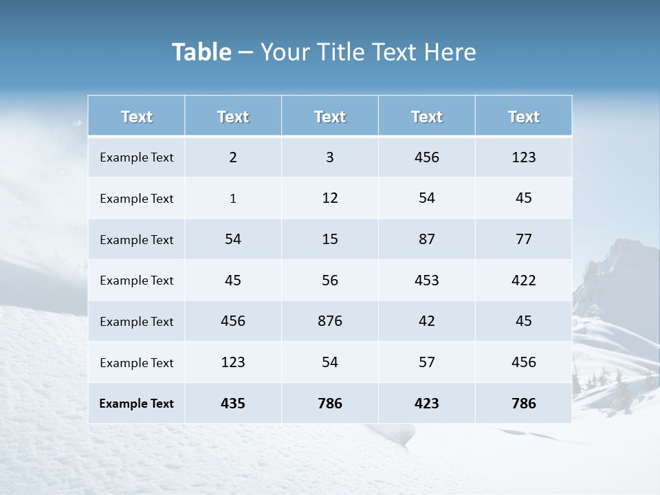 Vacations Teen Gloves PowerPoint Template