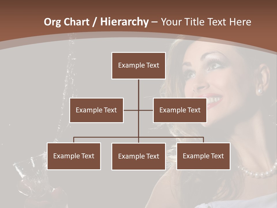 Beautiful Woman Model PowerPoint Template