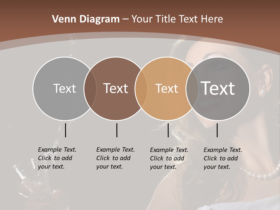 Beautiful Woman Model PowerPoint Template