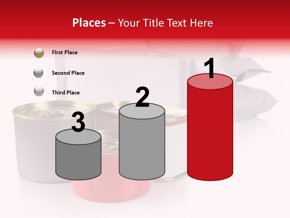 Drink Aluminum Dishware PowerPoint Template