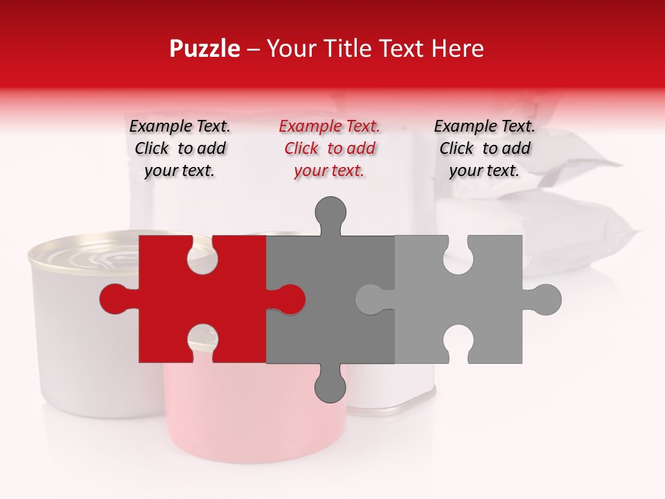 Drink Aluminum Dishware PowerPoint Template