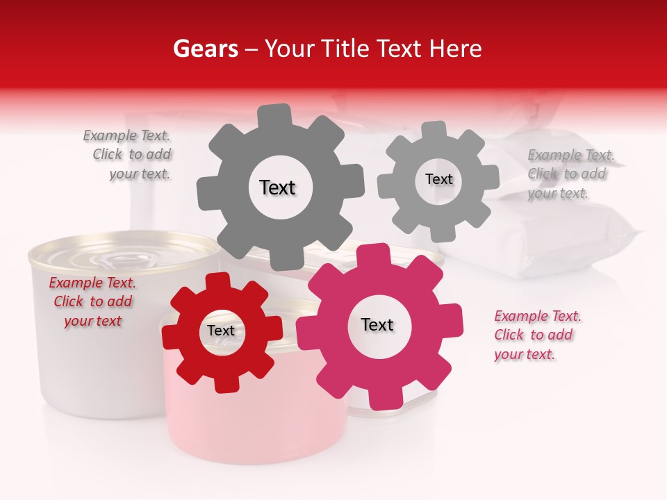 Drink Aluminum Dishware PowerPoint Template