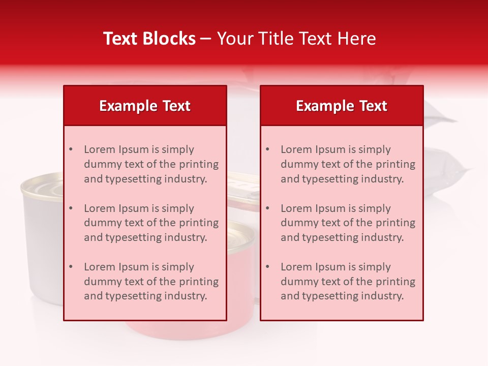 Drink Aluminum Dishware PowerPoint Template