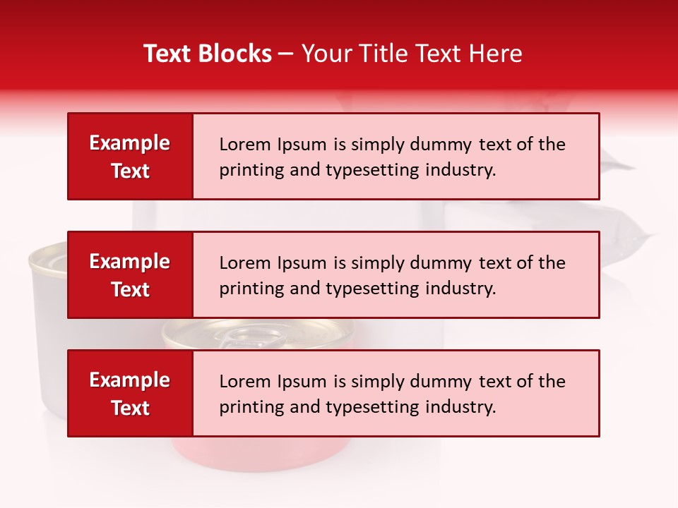 Drink Aluminum Dishware PowerPoint Template