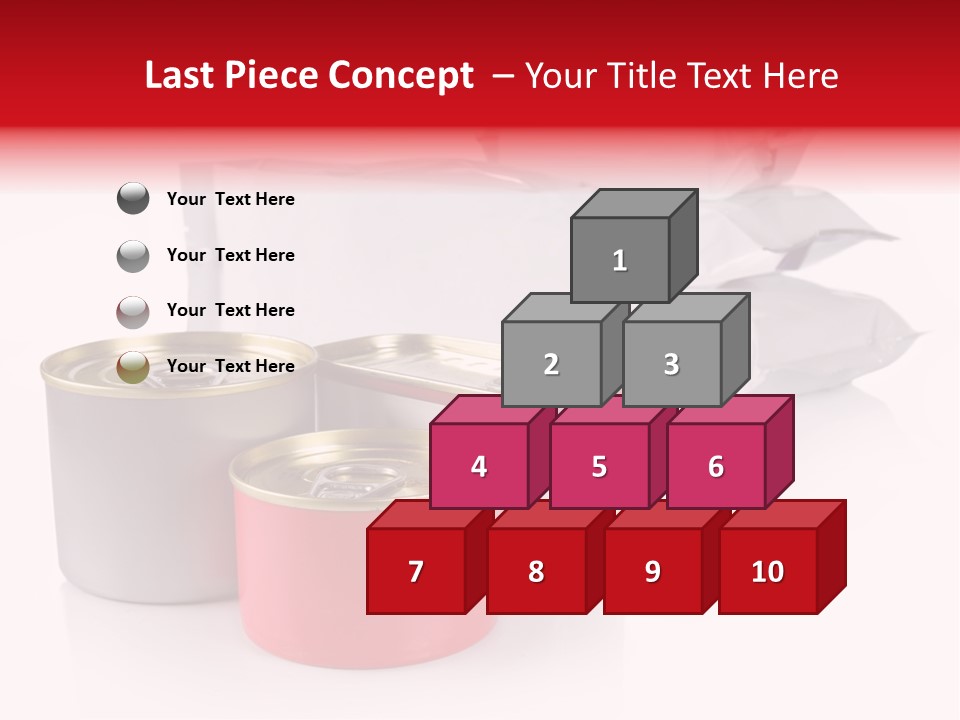 Drink Aluminum Dishware PowerPoint Template