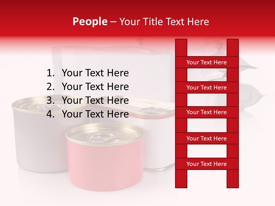 Drink Aluminum Dishware PowerPoint Template