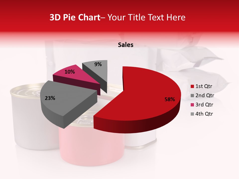 Drink Aluminum Dishware PowerPoint Template