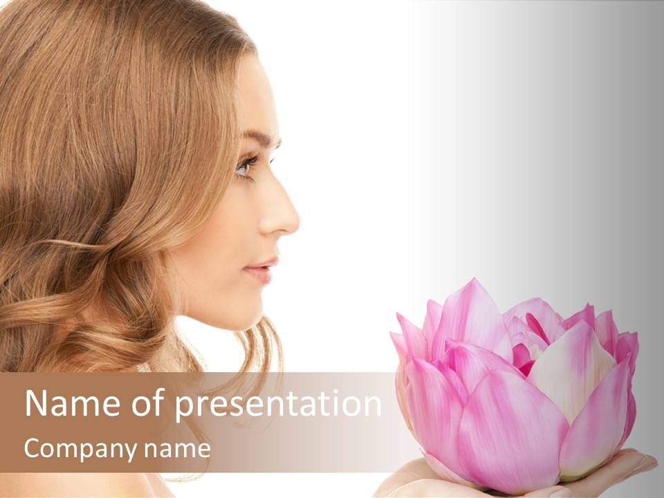 Pretty Floral Charming PowerPoint Template