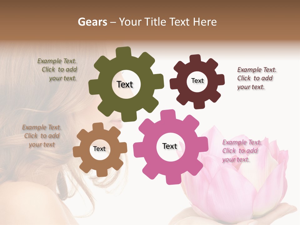 Pretty Floral Charming PowerPoint Template