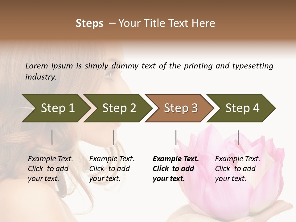 Pretty Floral Charming PowerPoint Template