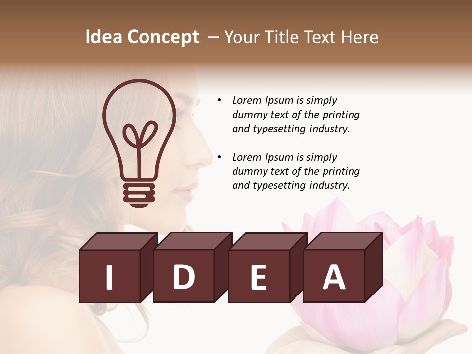 Pretty Floral Charming PowerPoint Template