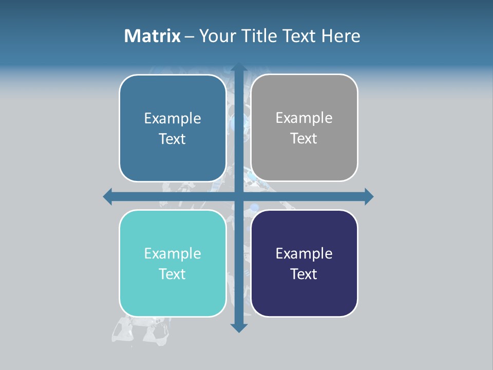 Robot Virtual Cyborg PowerPoint Template