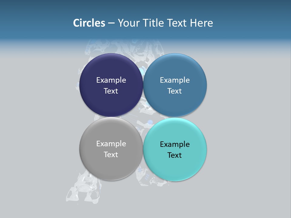 Robot Virtual Cyborg PowerPoint Template