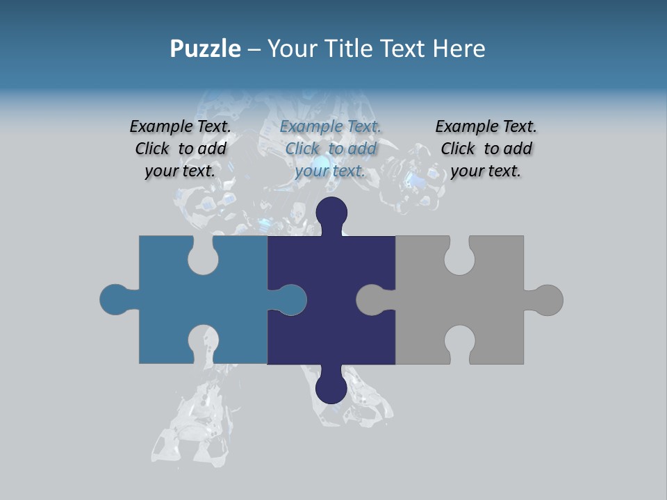 Robot Virtual Cyborg PowerPoint Template