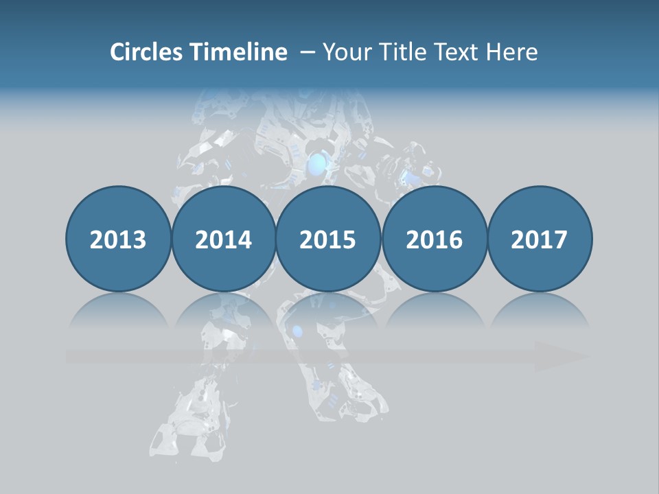 Robot Virtual Cyborg PowerPoint Template