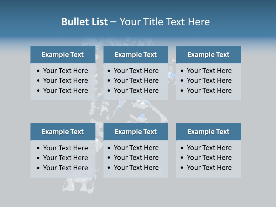 Robot Virtual Cyborg PowerPoint Template