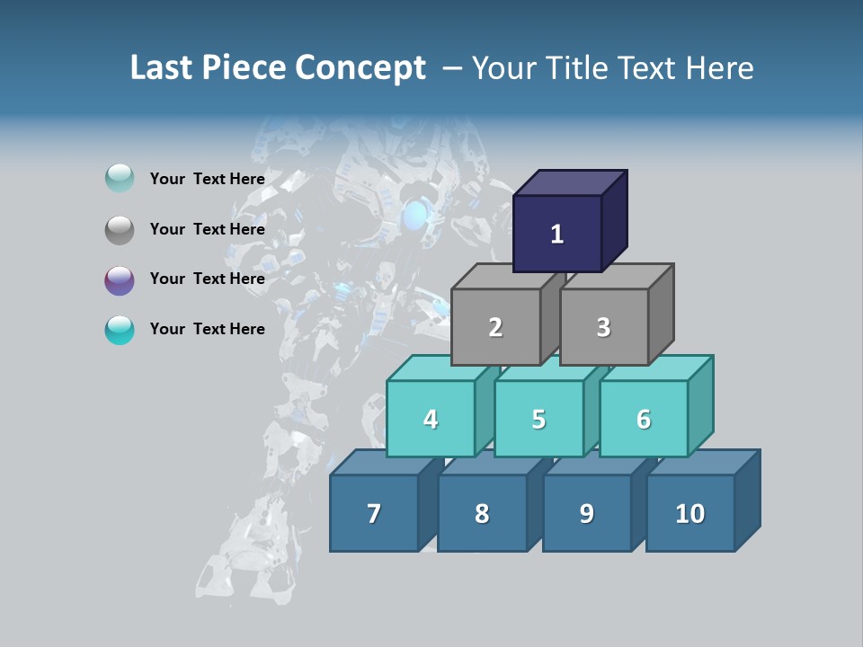 Robot Virtual Cyborg PowerPoint Template