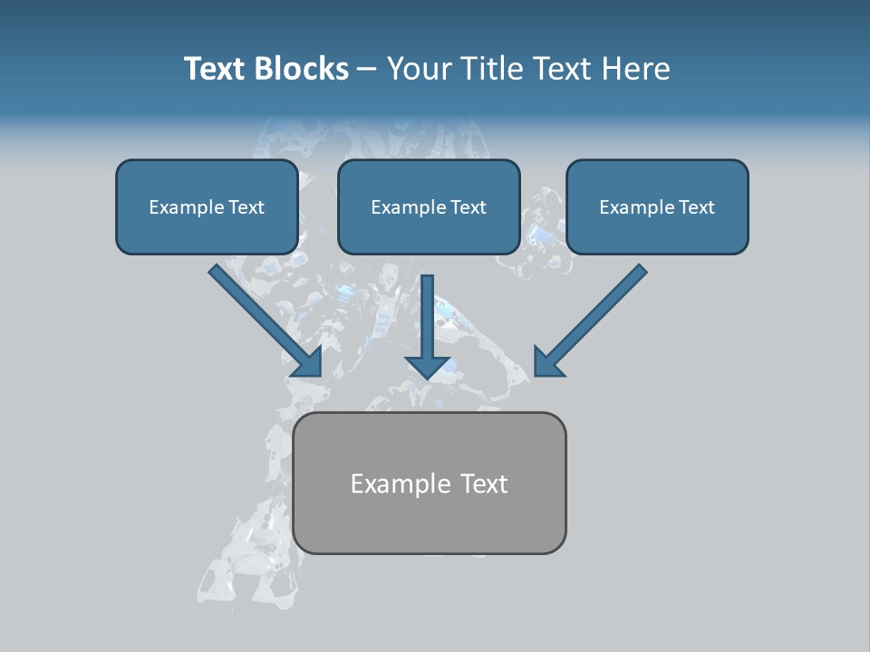 Robot Virtual Cyborg PowerPoint Template