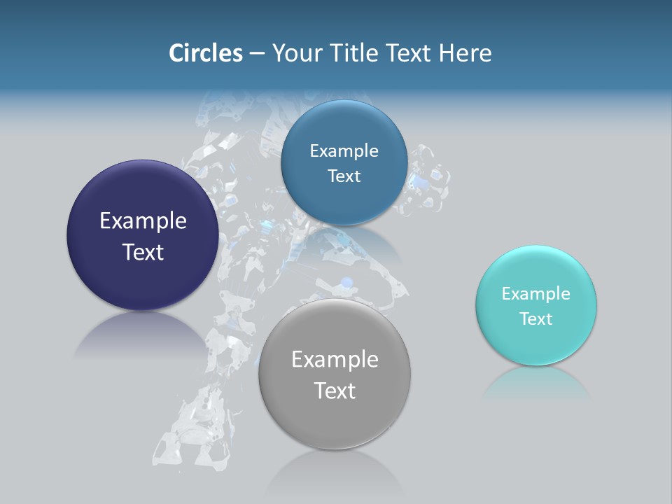 Robot Virtual Cyborg PowerPoint Template