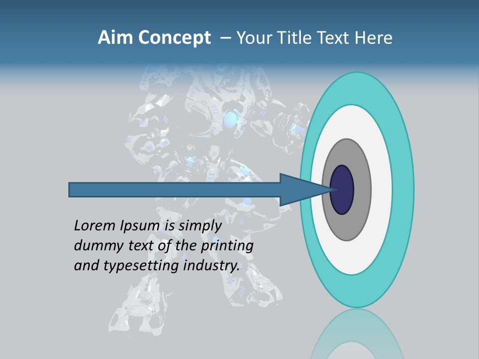 Robot Virtual Cyborg PowerPoint Template