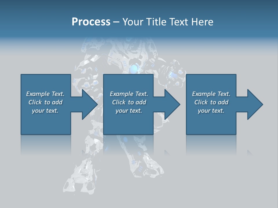 Robot Virtual Cyborg PowerPoint Template