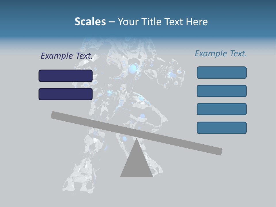 Robot Virtual Cyborg PowerPoint Template