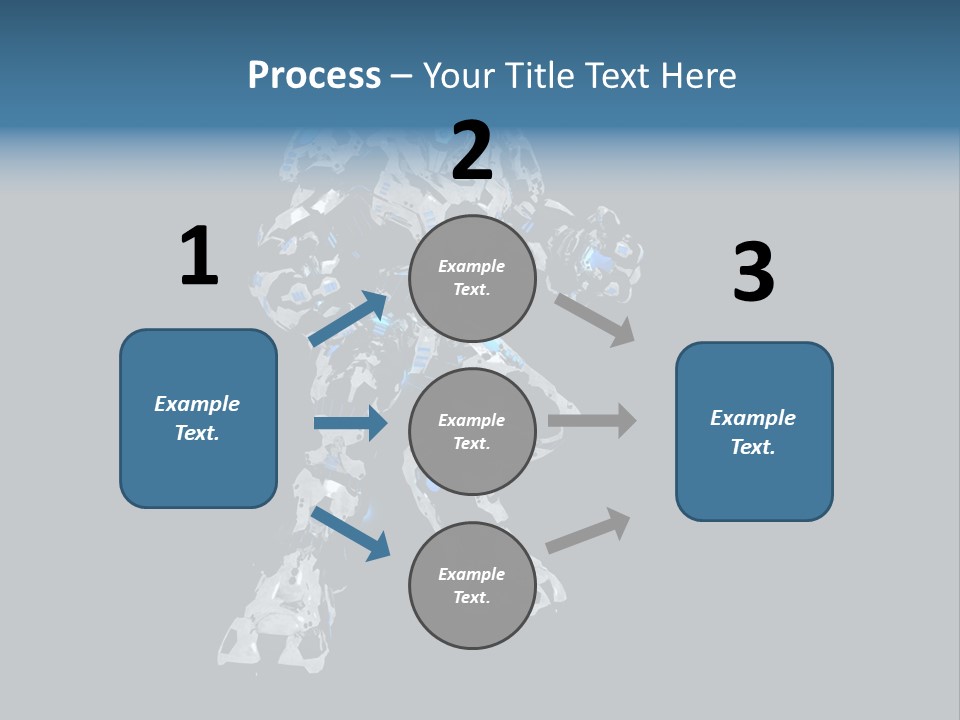Robot Virtual Cyborg PowerPoint Template