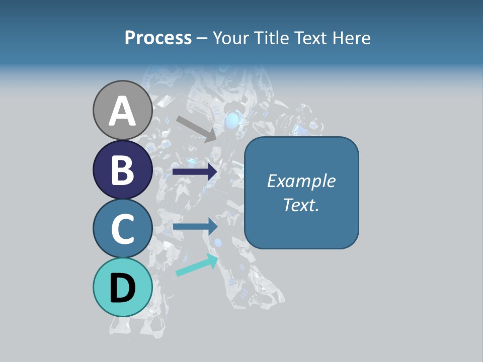 Robot Virtual Cyborg PowerPoint Template