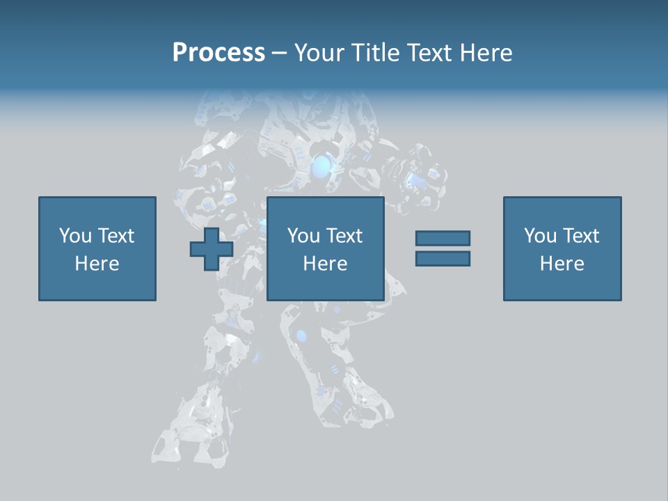 Robot Virtual Cyborg PowerPoint Template