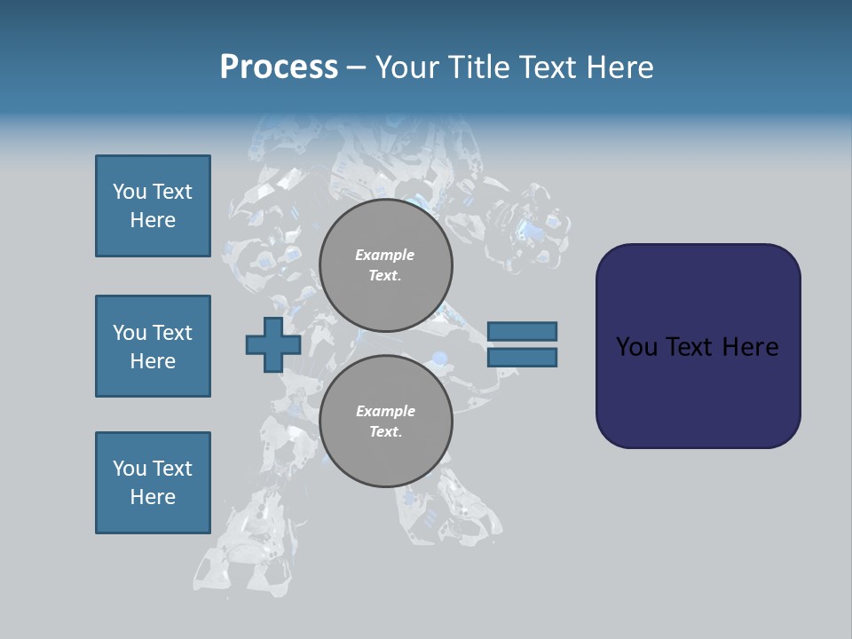 Robot Virtual Cyborg PowerPoint Template