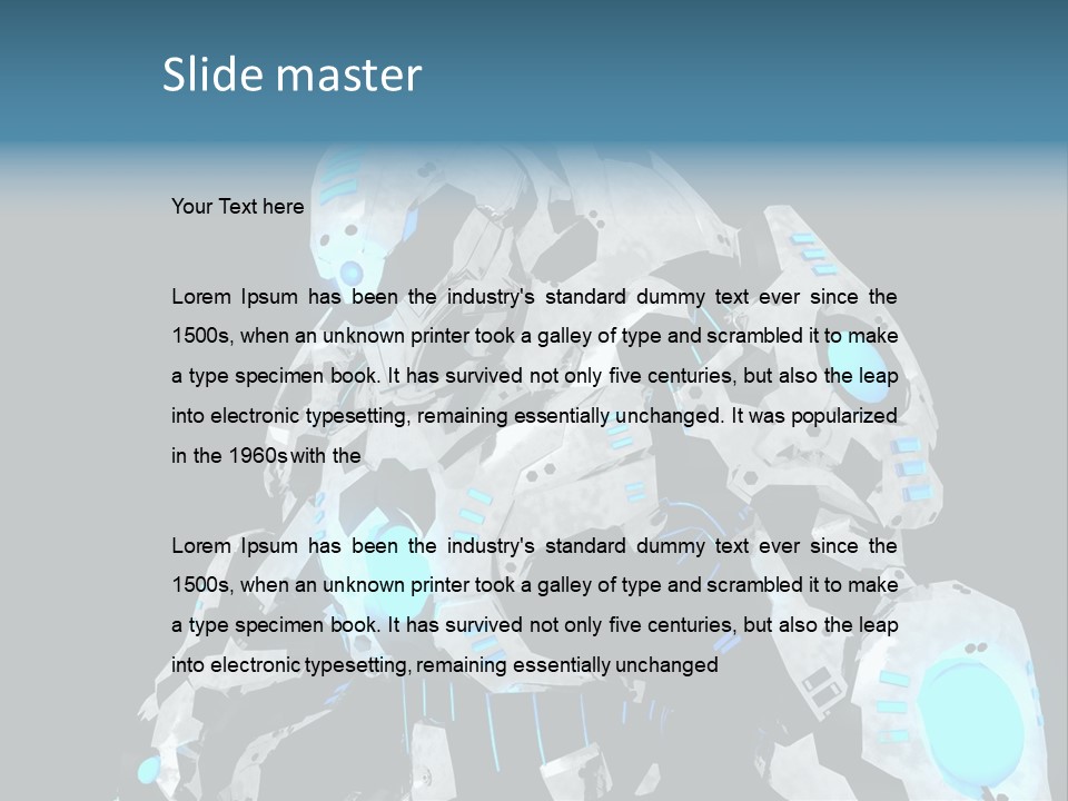 Technology Creativity Scifi PowerPoint Template