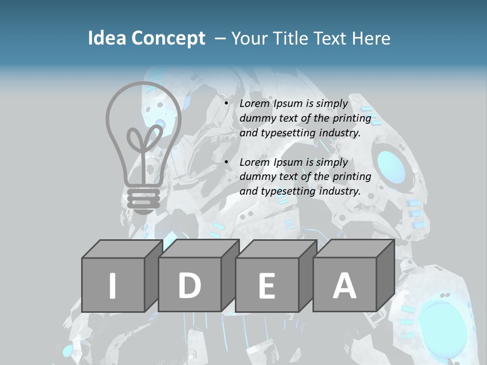 Technology Creativity Scifi PowerPoint Template