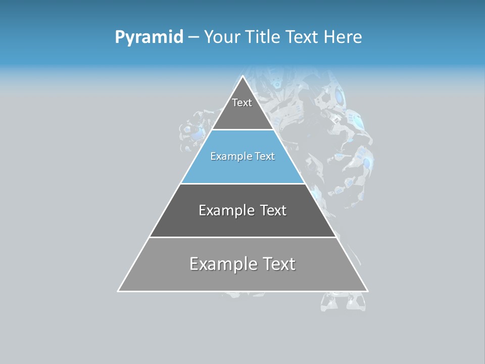 Illustration Head Futuristic PowerPoint Template