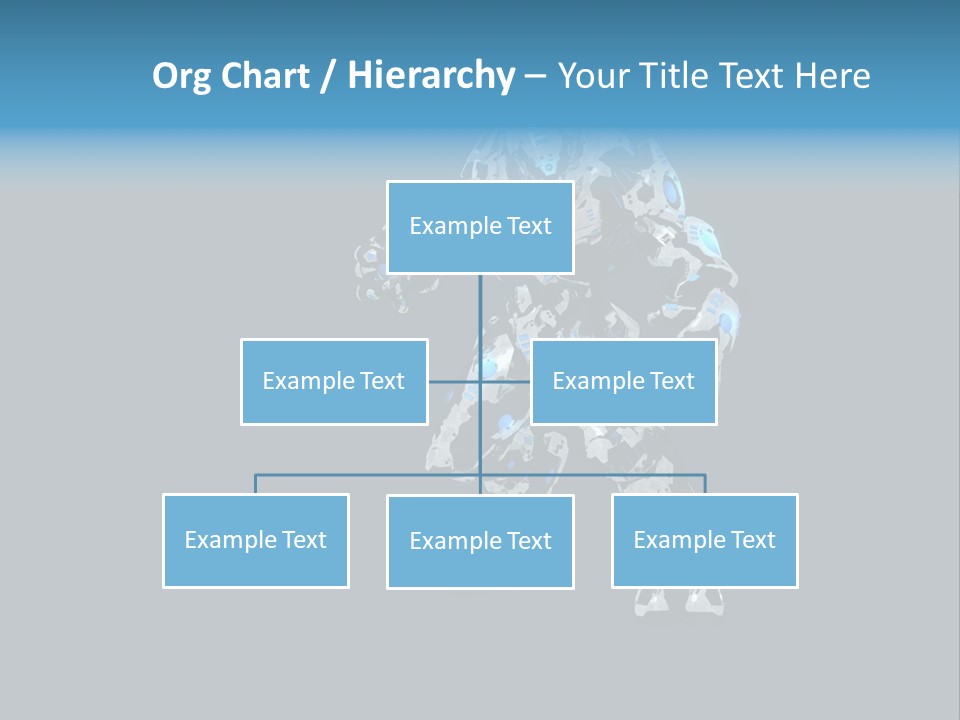Illustration Head Futuristic PowerPoint Template
