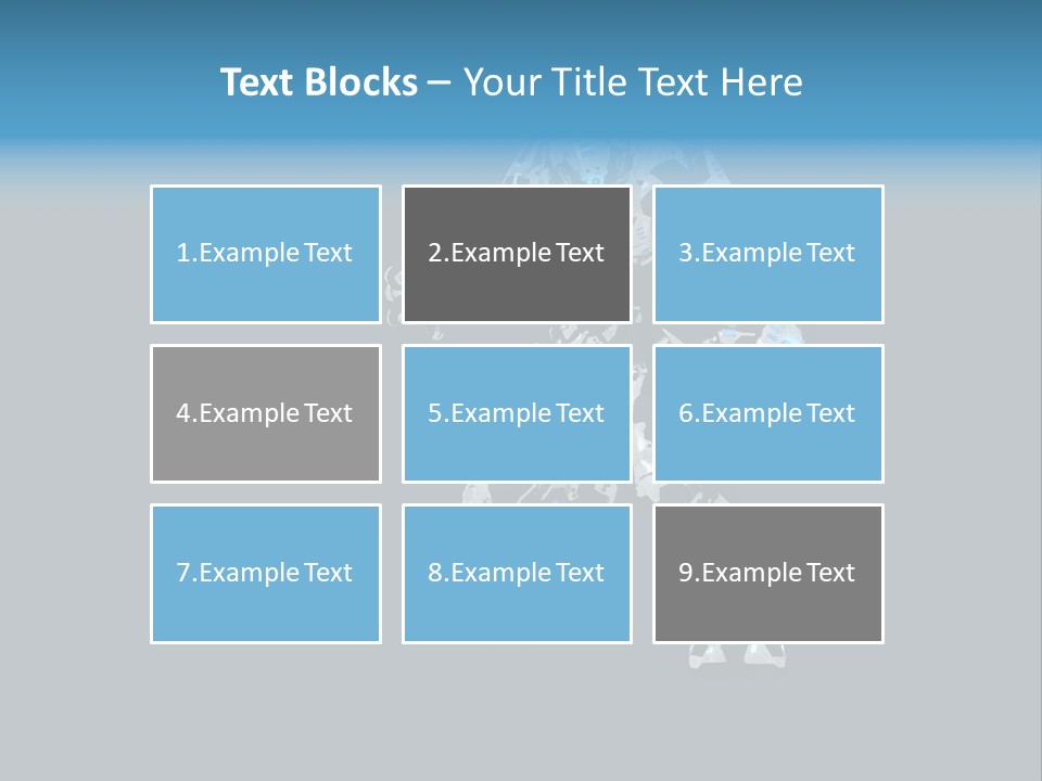 Illustration Head Futuristic PowerPoint Template