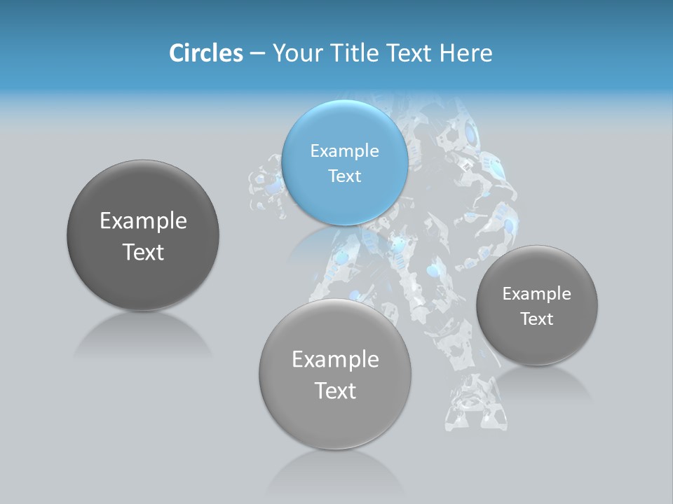 Illustration Head Futuristic PowerPoint Template