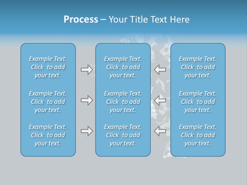Illustration Head Futuristic PowerPoint Template