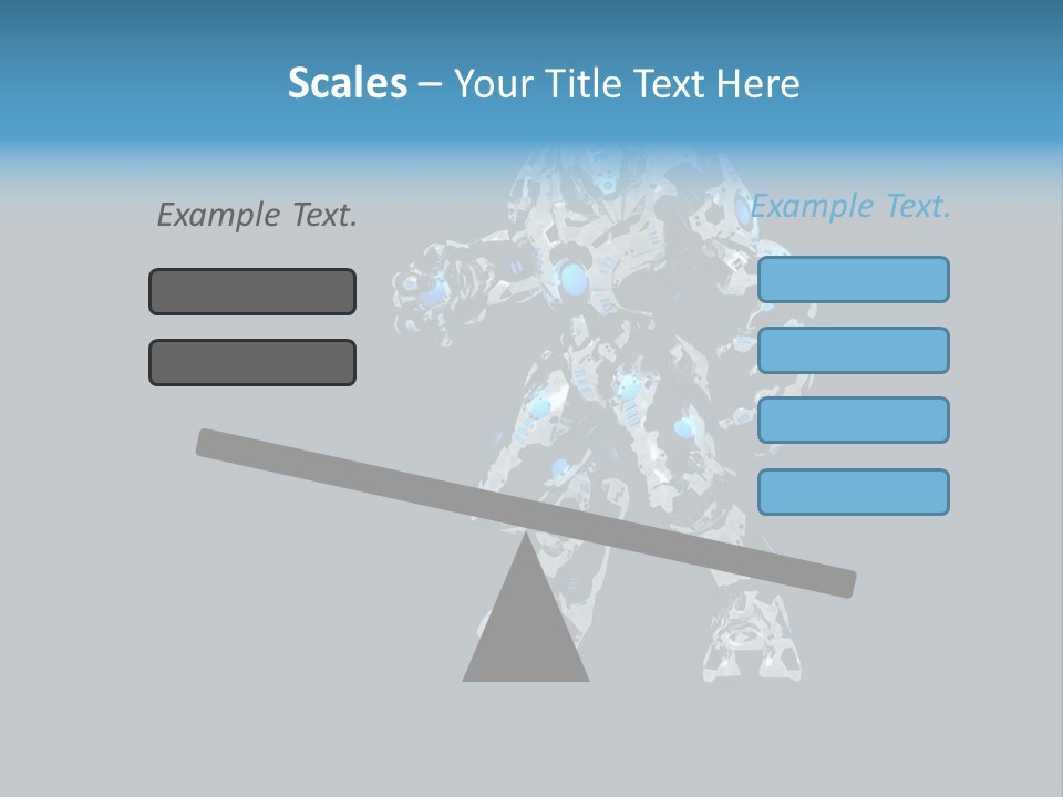Illustration Head Futuristic PowerPoint Template