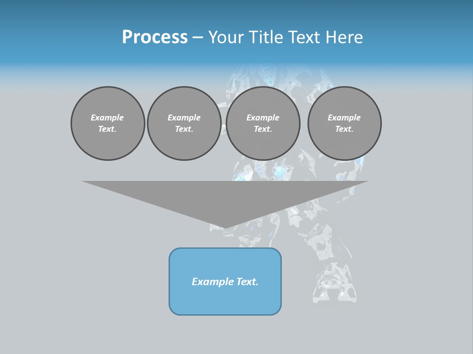 Illustration Head Futuristic PowerPoint Template