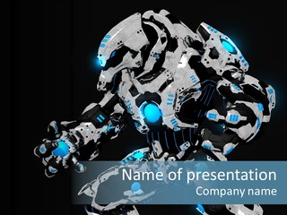 Cyber Steel Mechanical PowerPoint Template