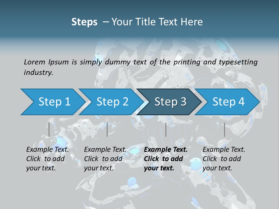 Cyber Steel Mechanical PowerPoint Template