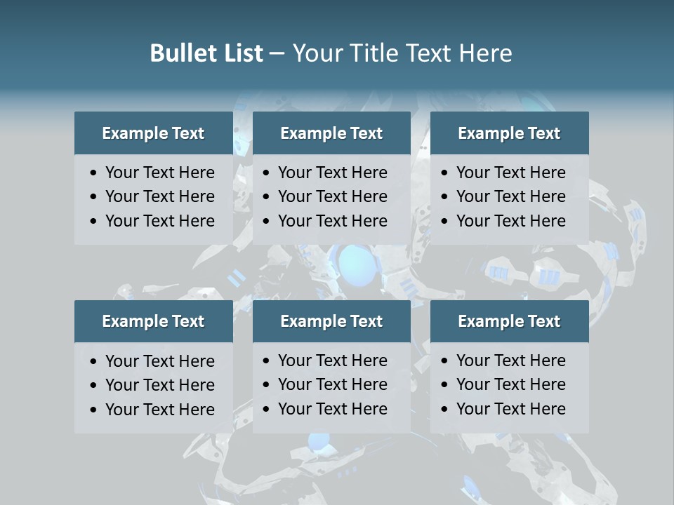 Cyber Steel Mechanical PowerPoint Template